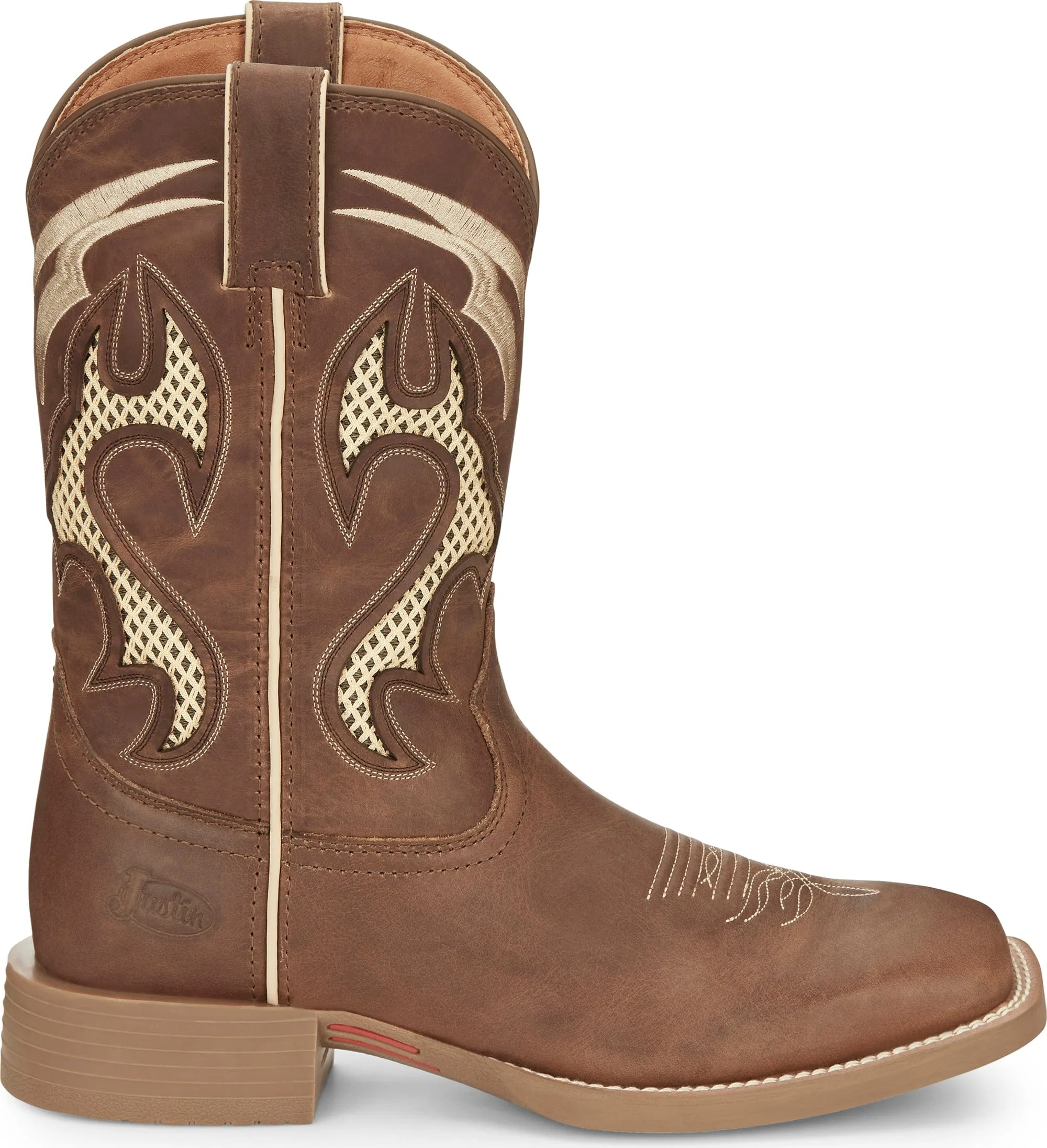 Justin Men's Octane Cider Brown Western Boot SE7540