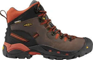 'Keen Utility' Men's 6" Pittsburgh Soft Toe - Brown / Orange