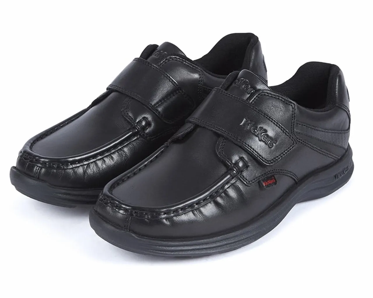 Kickers Reasan Strap Leather YM 112870 Shoes Black