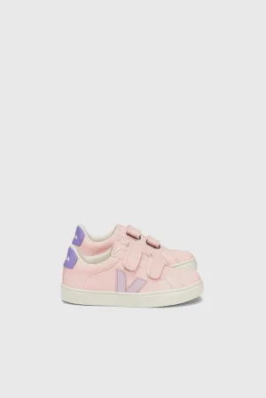 Kids Esplar Velcro Chromefree Leather - Petale / Parme
