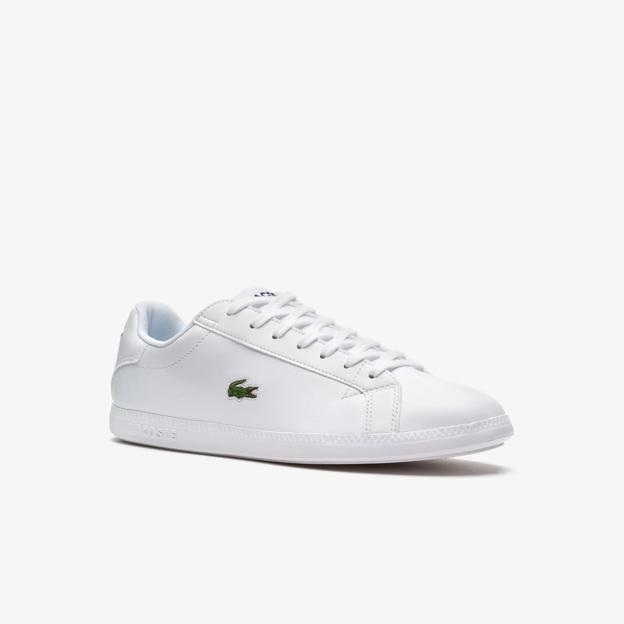 Lacoste Graduate Bl 1 Sma Sneakers -White/Gloss-Log-Marzipan-Java Bl