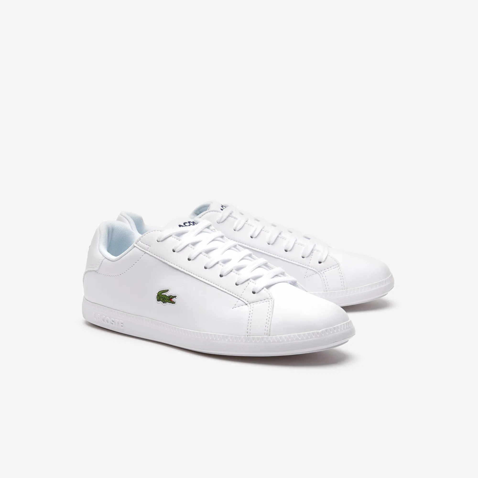 Lacoste Graduate Bl 1 Sma Sneakers -White/Gloss-Log-Marzipan-Java Bl