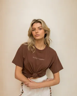 Logo Tee Brown