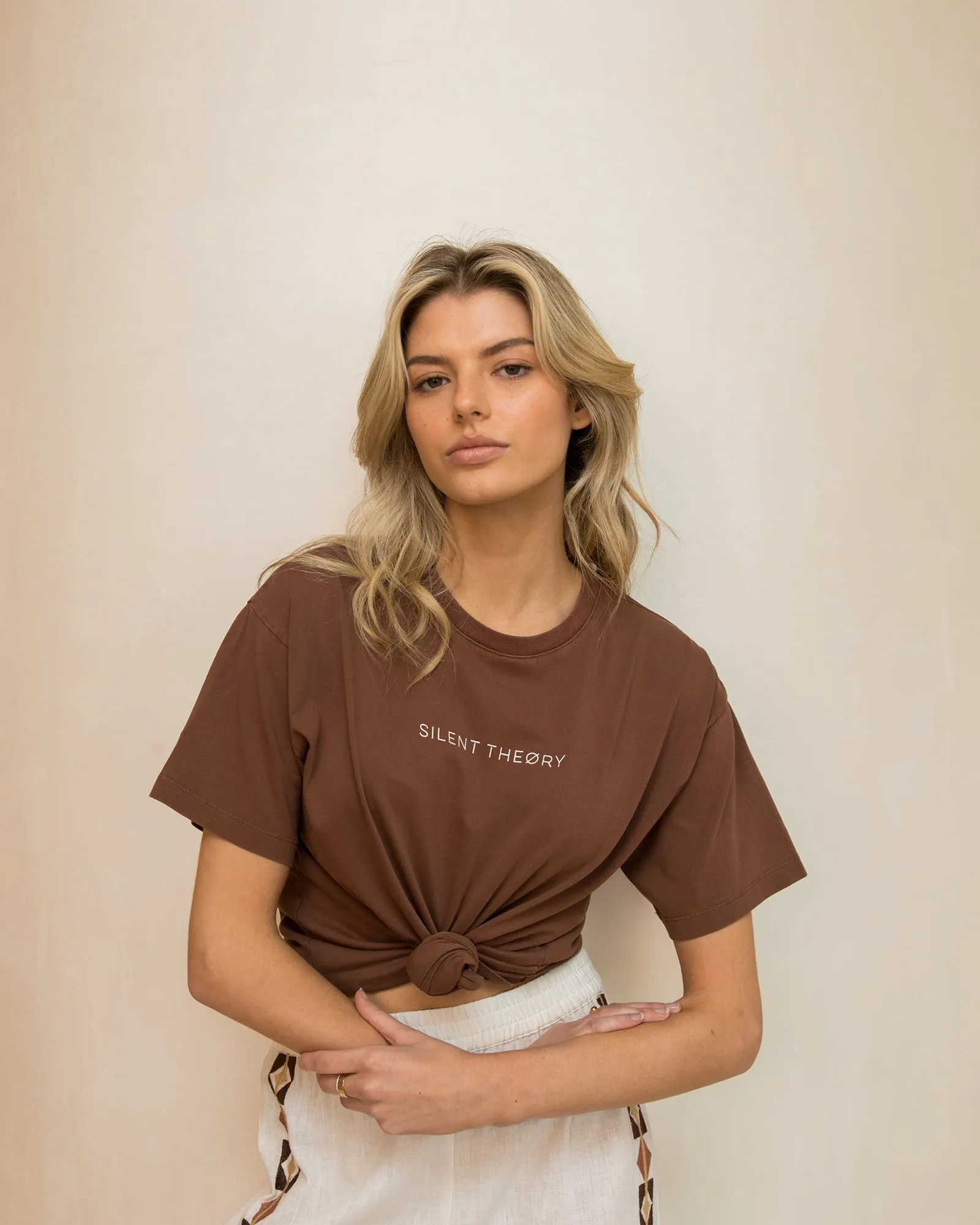 Logo Tee Brown
