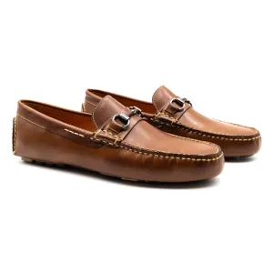Martin Dingman Monte Carlo Oiled Saddle Leather Horse Bit Loafer
