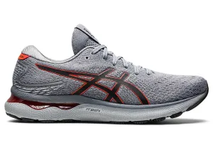 Men's Asics Gel-Nimbus 24, Sheet Rock/Cherry Tomato, 7 2E Wide