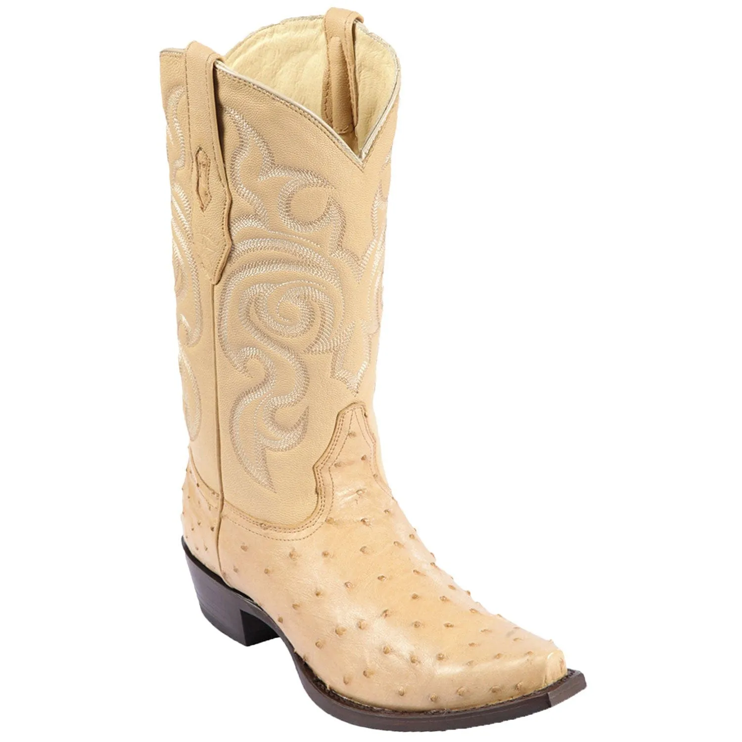 Men's Los Altos Original Ostrich Snip Toe Boots 9403