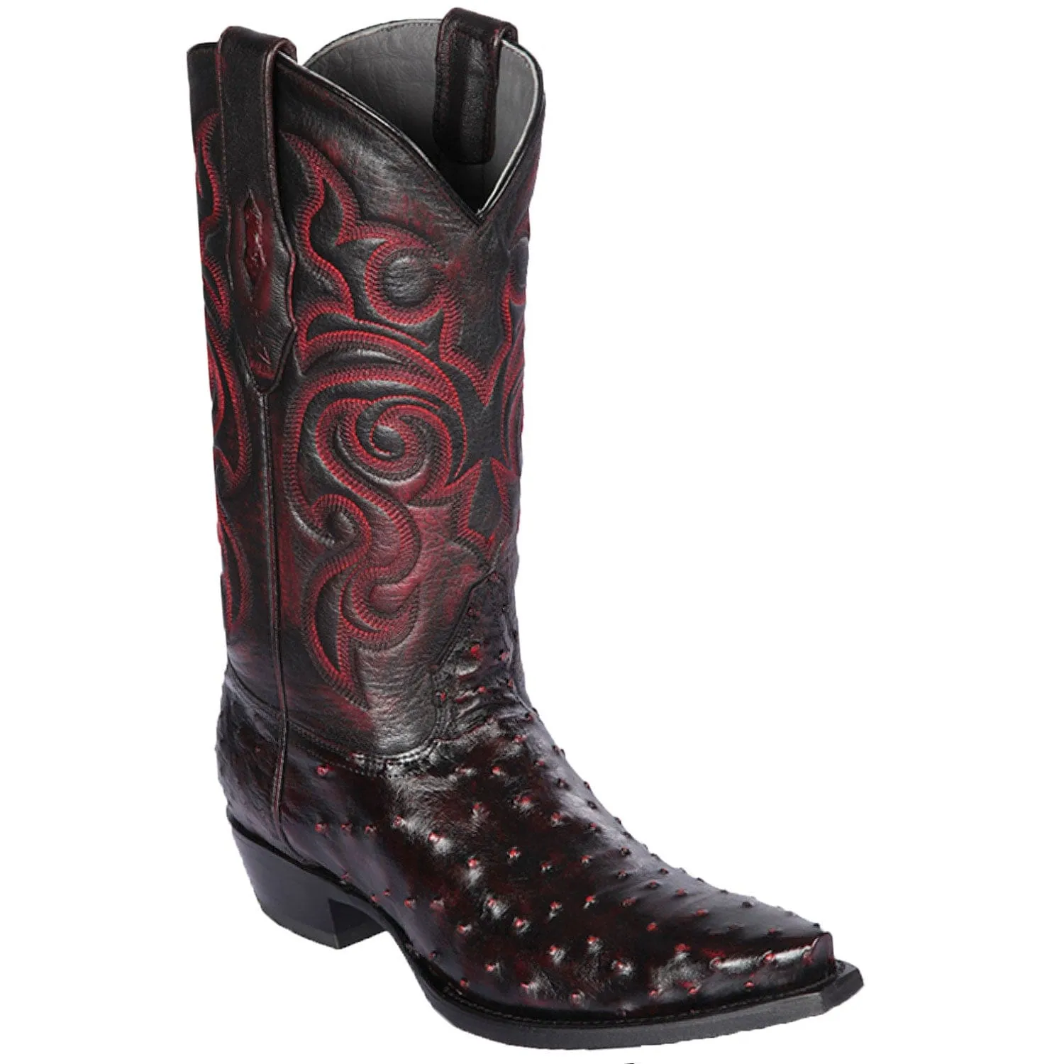 Men's Los Altos Original Ostrich Snip Toe Boots 9403