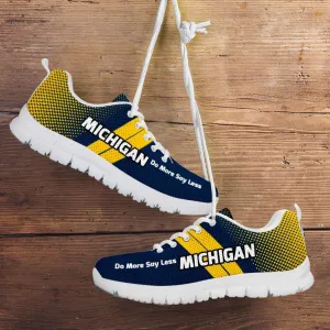 Michigan Do More Say Less Wolverines Basketball Fan Running Shoes