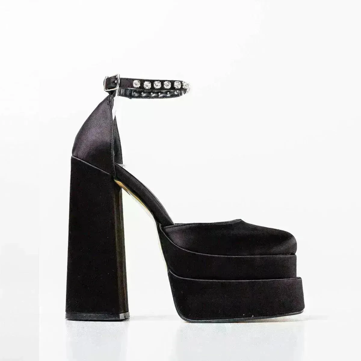 New Fashion 14cm Block Heel Platform chunky Heels for Women  model