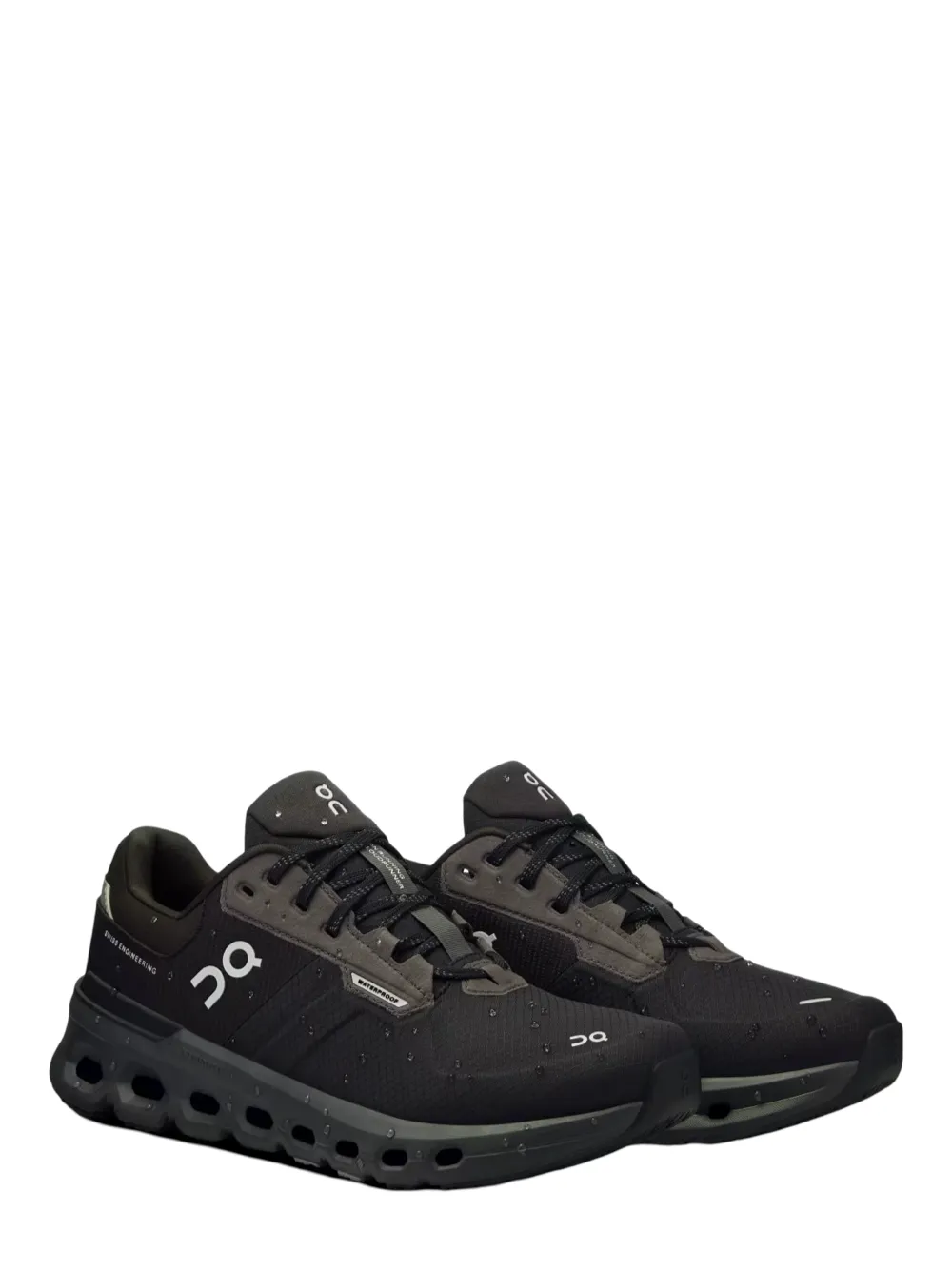 On Running Women's Cloudrunner 2 Waterproof Sneaker in Magnet/Black