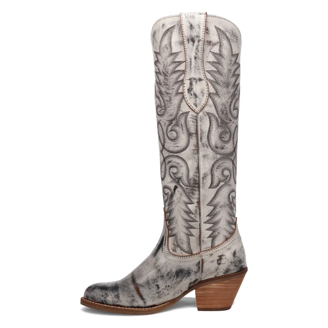 Online Exclusive | Dingo | Faded Love Leather Boots in Black ** PREORDER