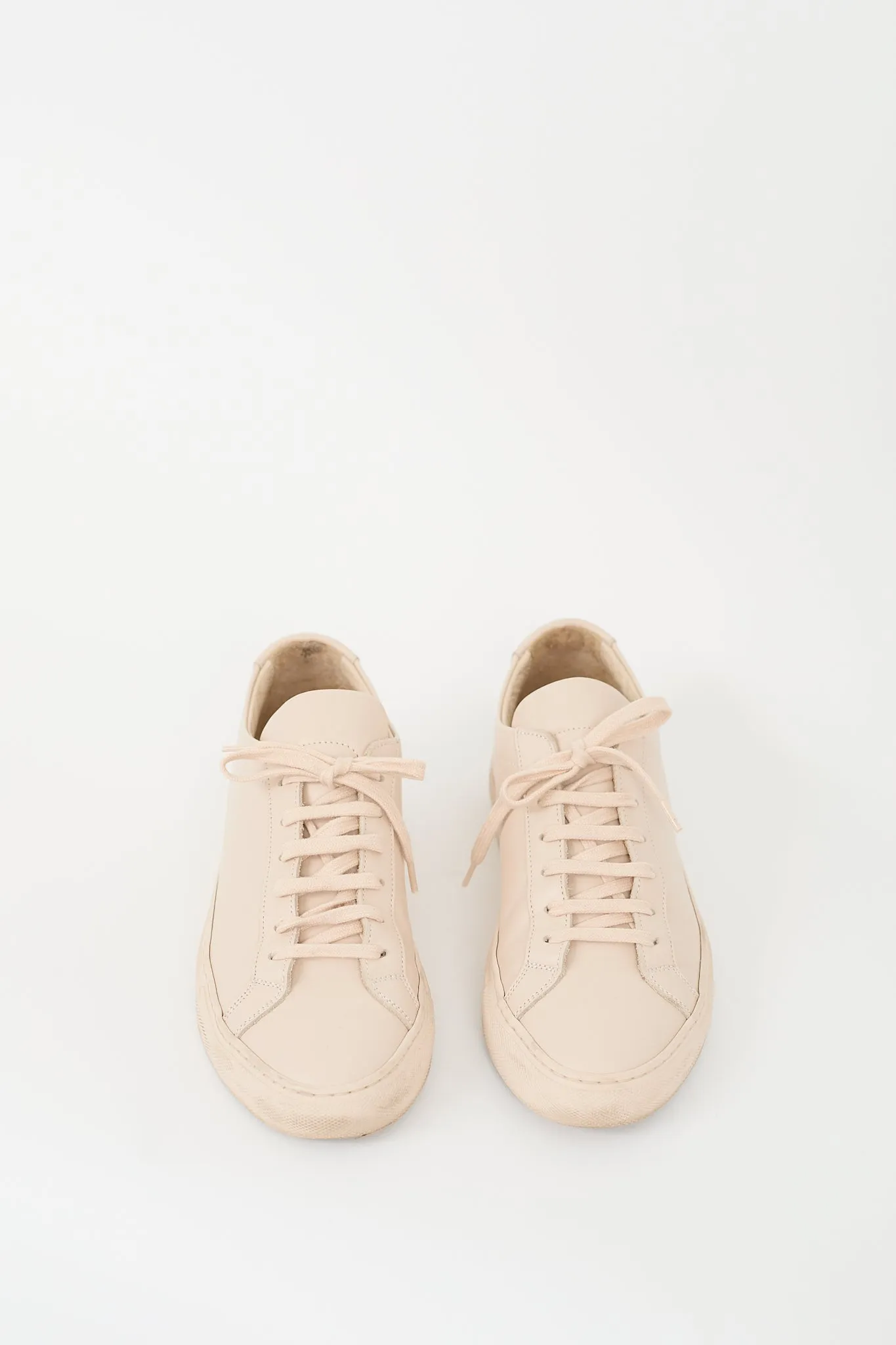 Pink Leather Achilles Low Sneaker