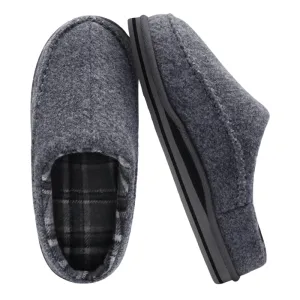 Plaid Lined Slippers – Comfortable and Stylish Indoor Footwear