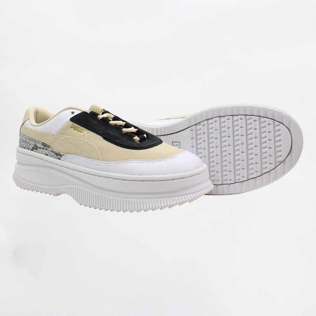 Puma Deva Reptile Womens Beige Trainers NO BOX