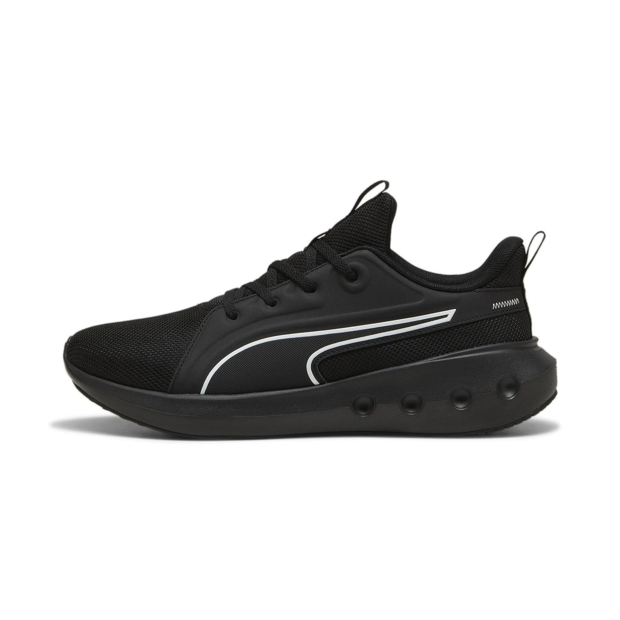 PUMA Men's Softride Carson Black Sneakers 7.5