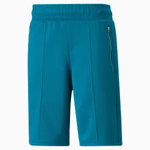 PUMA TMC HUSTLE WAY BERMUDA - TEAL BLUE