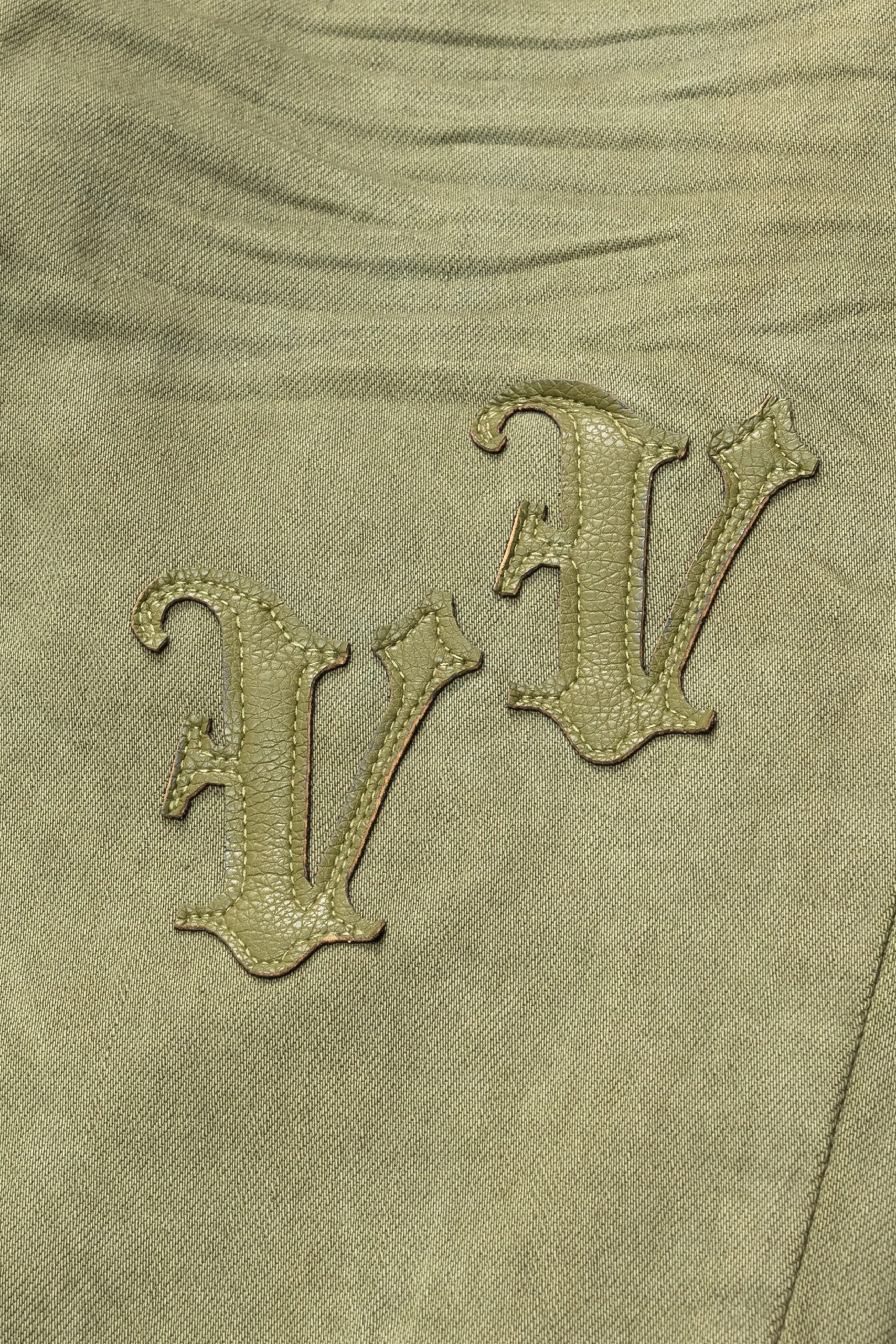"NIMBUS" OLIVE GREEN SKINNY JEAN