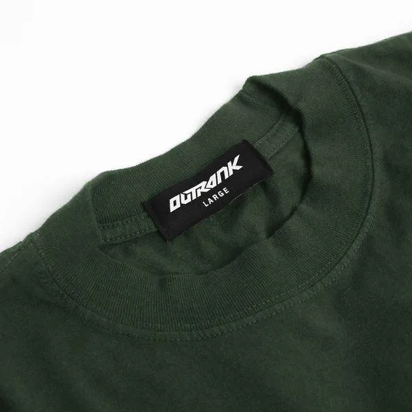 RBDG  Premium Oversized T-shirt- Moss Green