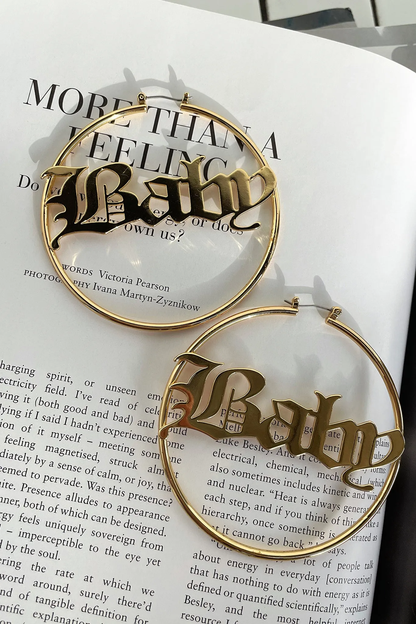 Ria Hoop Earrings - 18K Gold Plated