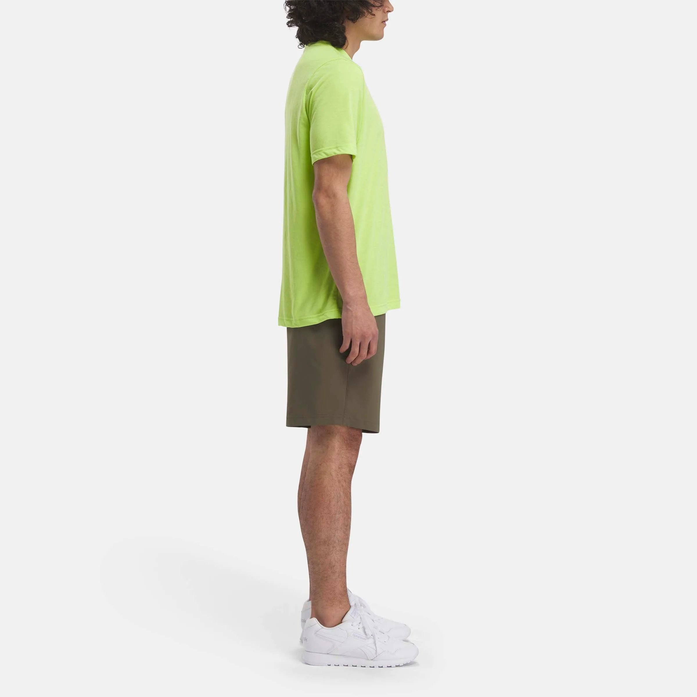 Running Graphic Tee Laser Lime