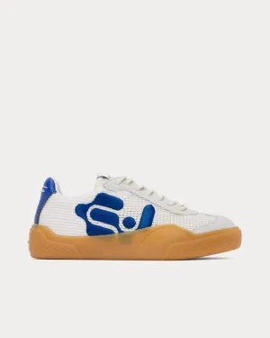 Santos Mesh White / Blue Bird Low Top Sneakers