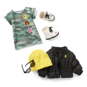 Show Your Strong Side Outfit & Accessories for 18-inch Dolls