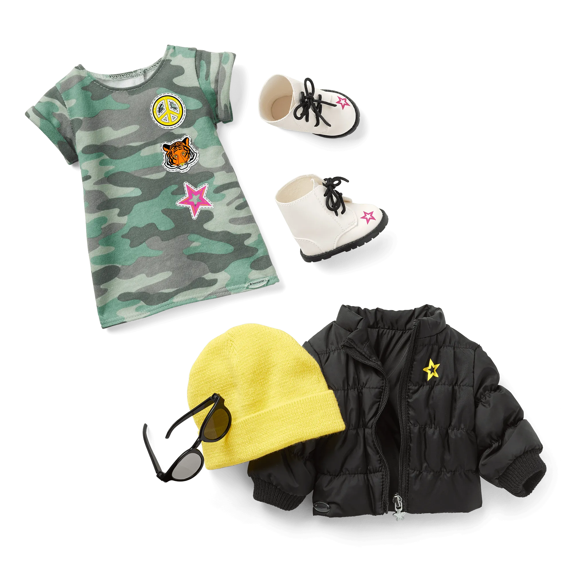 Show Your Strong Side Outfit & Accessories for 18-inch Dolls