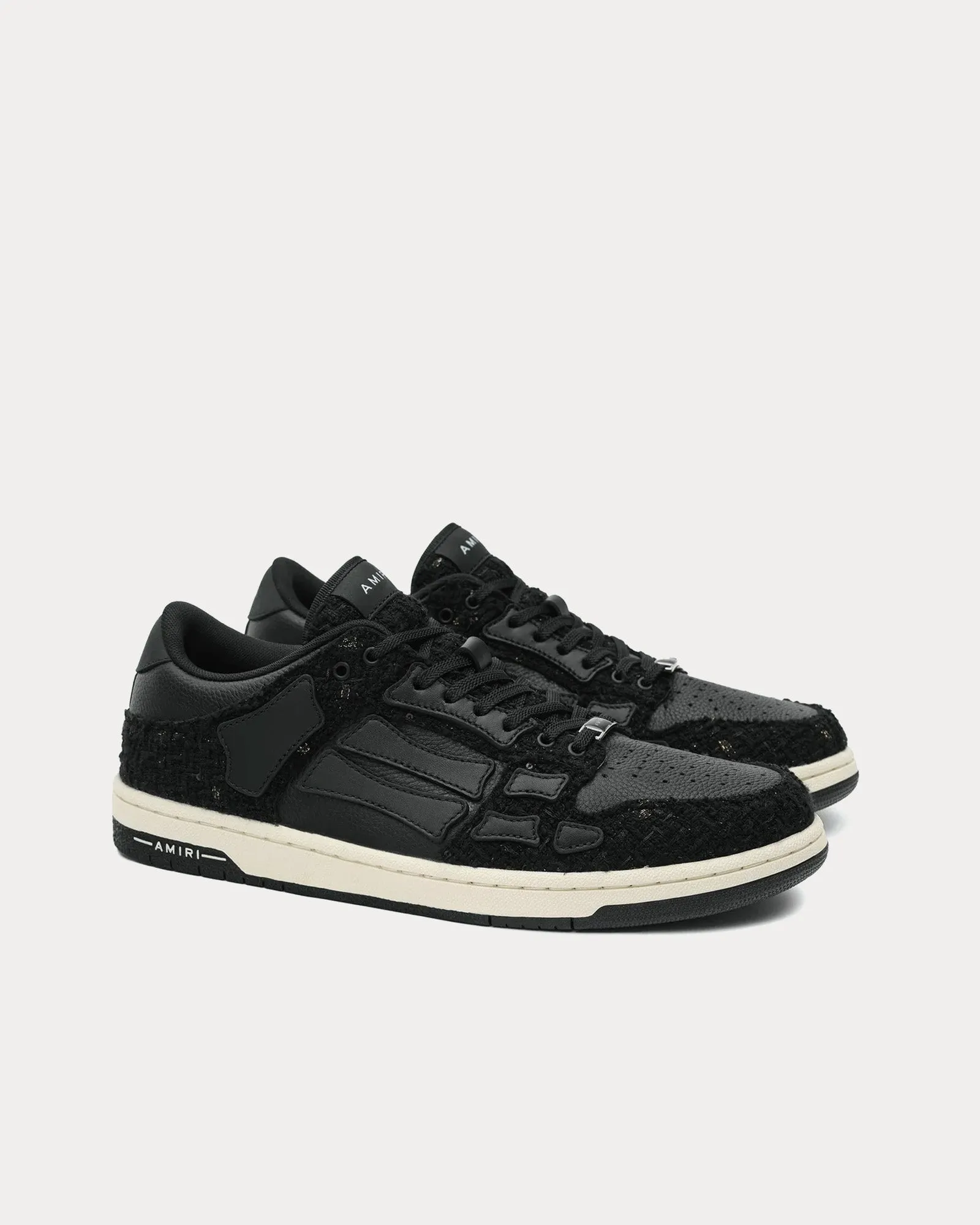 Skel-Top Boucle Black Low Top Sneakers