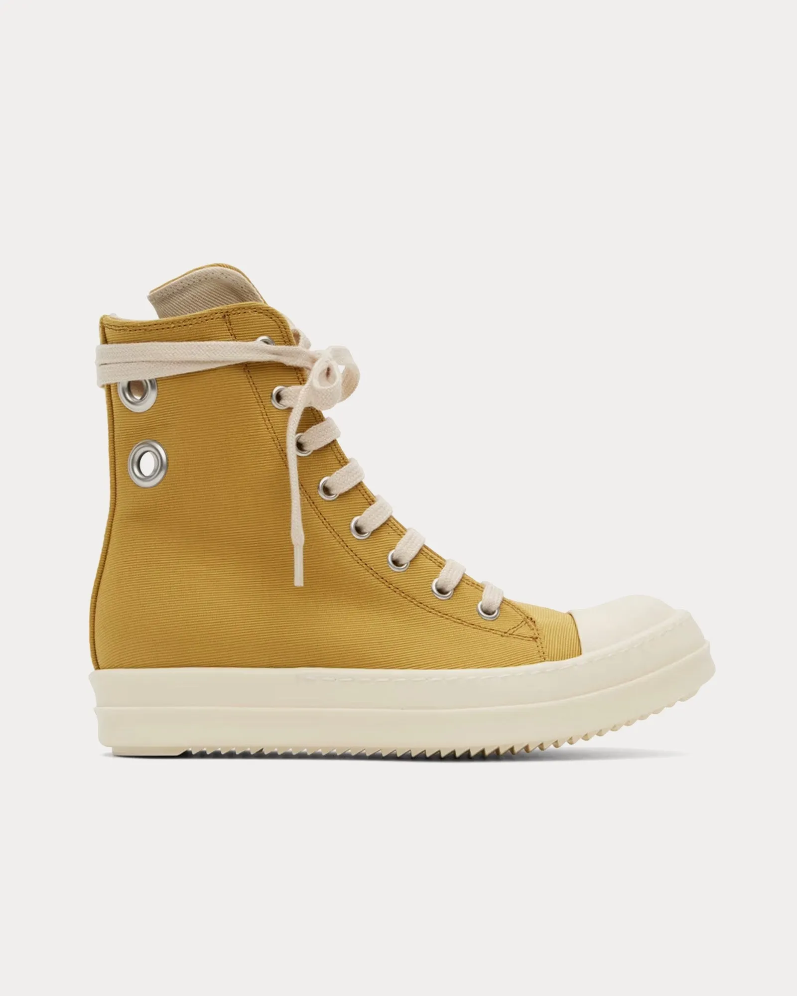 Sneaks Canvas Mustard / Milk / Milk High Top Sneakers