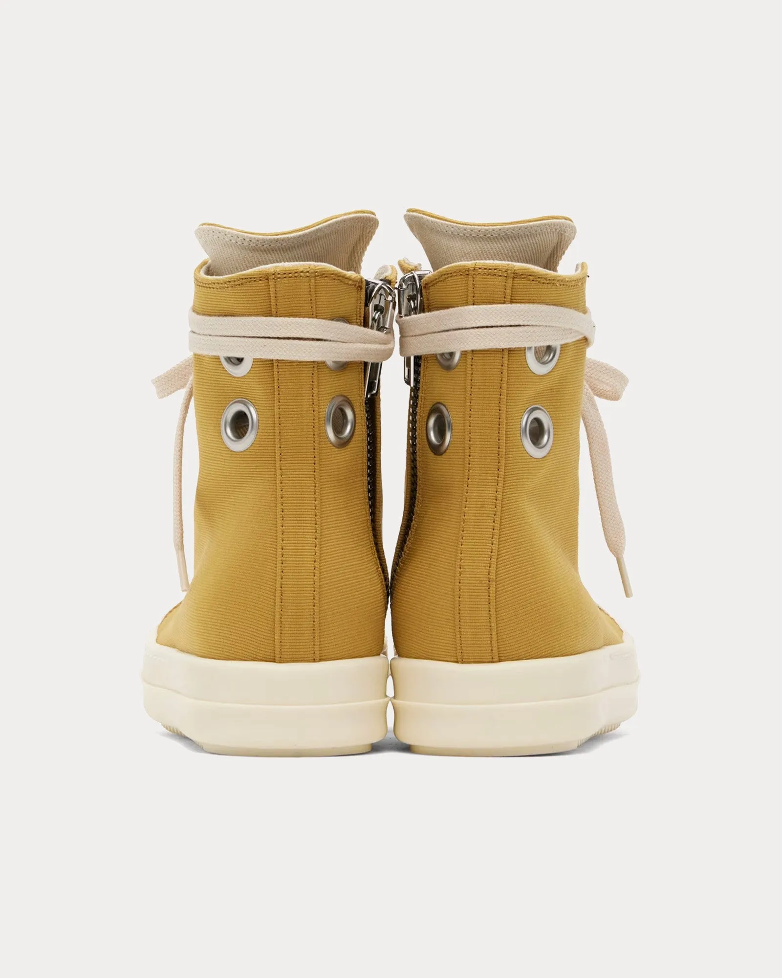 Sneaks Canvas Mustard / Milk / Milk High Top Sneakers