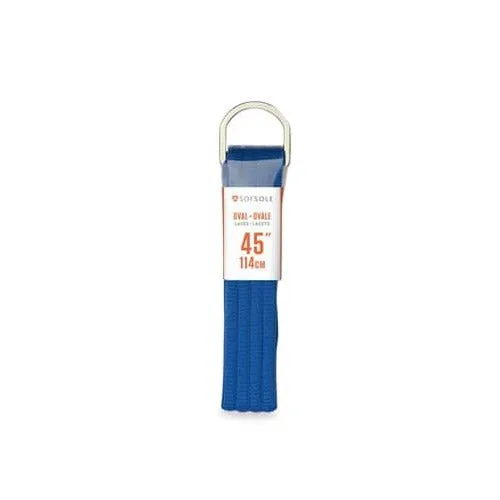 SOFSOLE 45" Blue Oval Shoe Laces