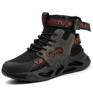 Steel Toe Indestructible Shoes Men Women Lightweight Puncture Safety Work Sneakers for Construction Working Breathable Indestructible