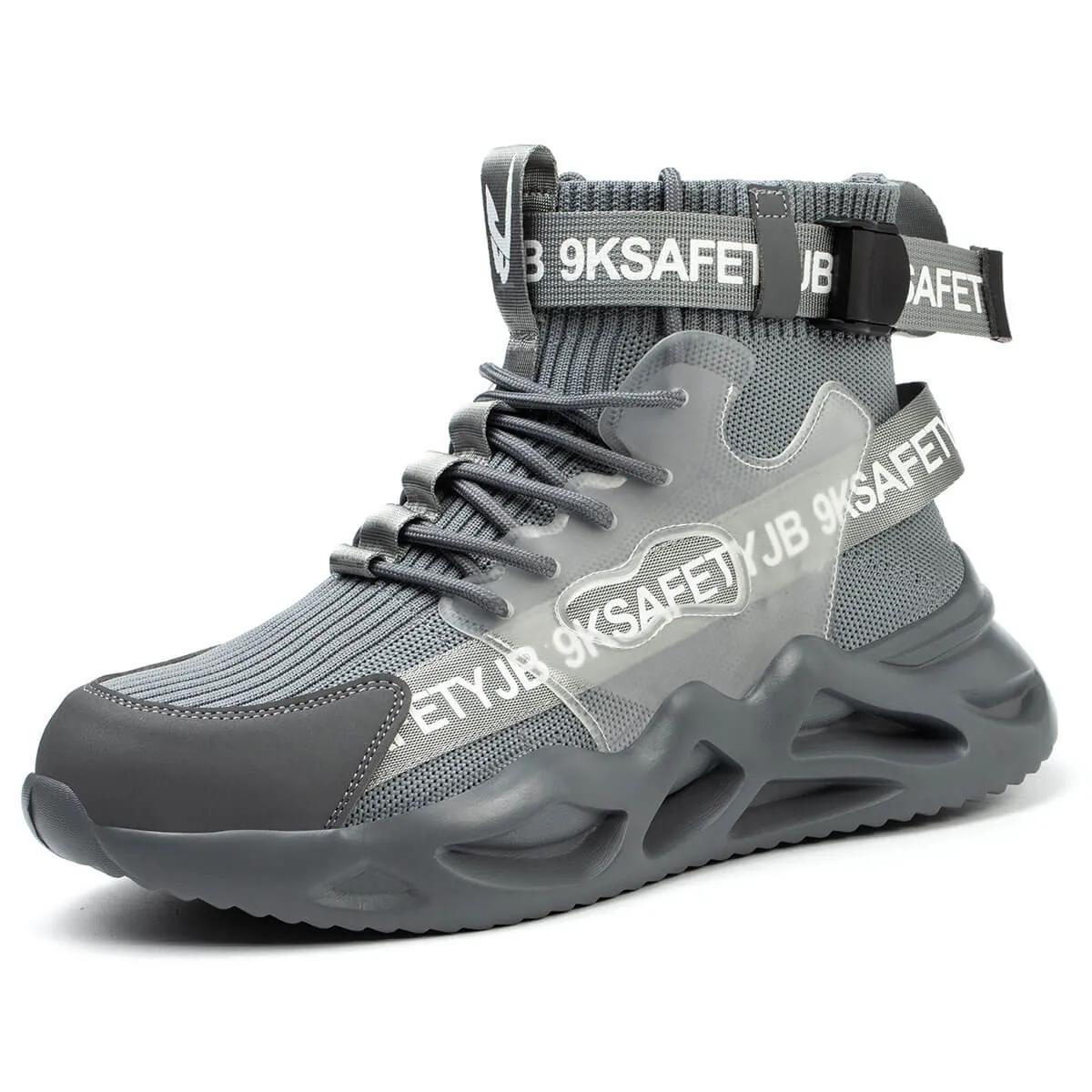 Steel Toe Indestructible Shoes Men Women Lightweight Puncture Safety Work Sneakers for Construction Working Breathable Indestructible