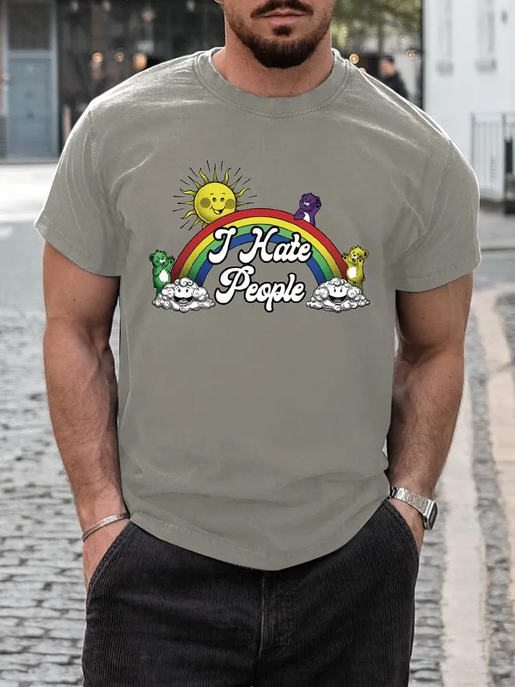 Stylish Rainbow Print T-shirt