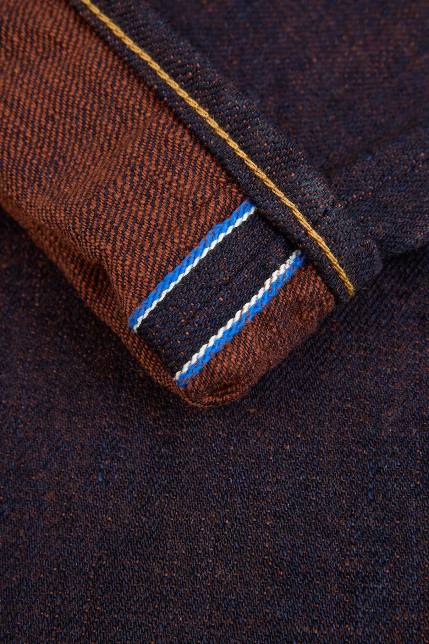 Tanuki 14.5oz "Kakishibu" High Rise Tapered Selvedge Jeans