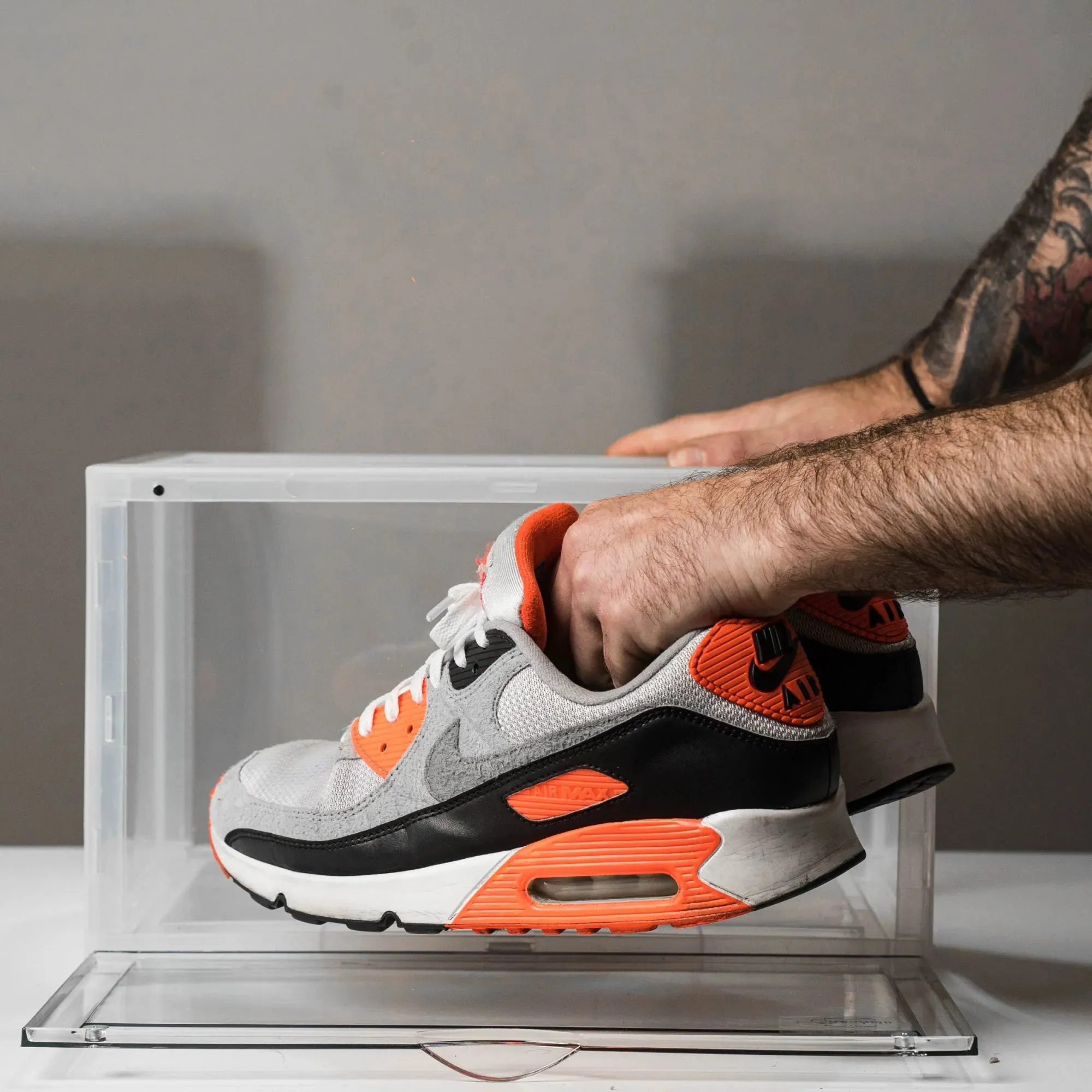 The Sneaker Laundry Side Drop Shoe Box - Clear