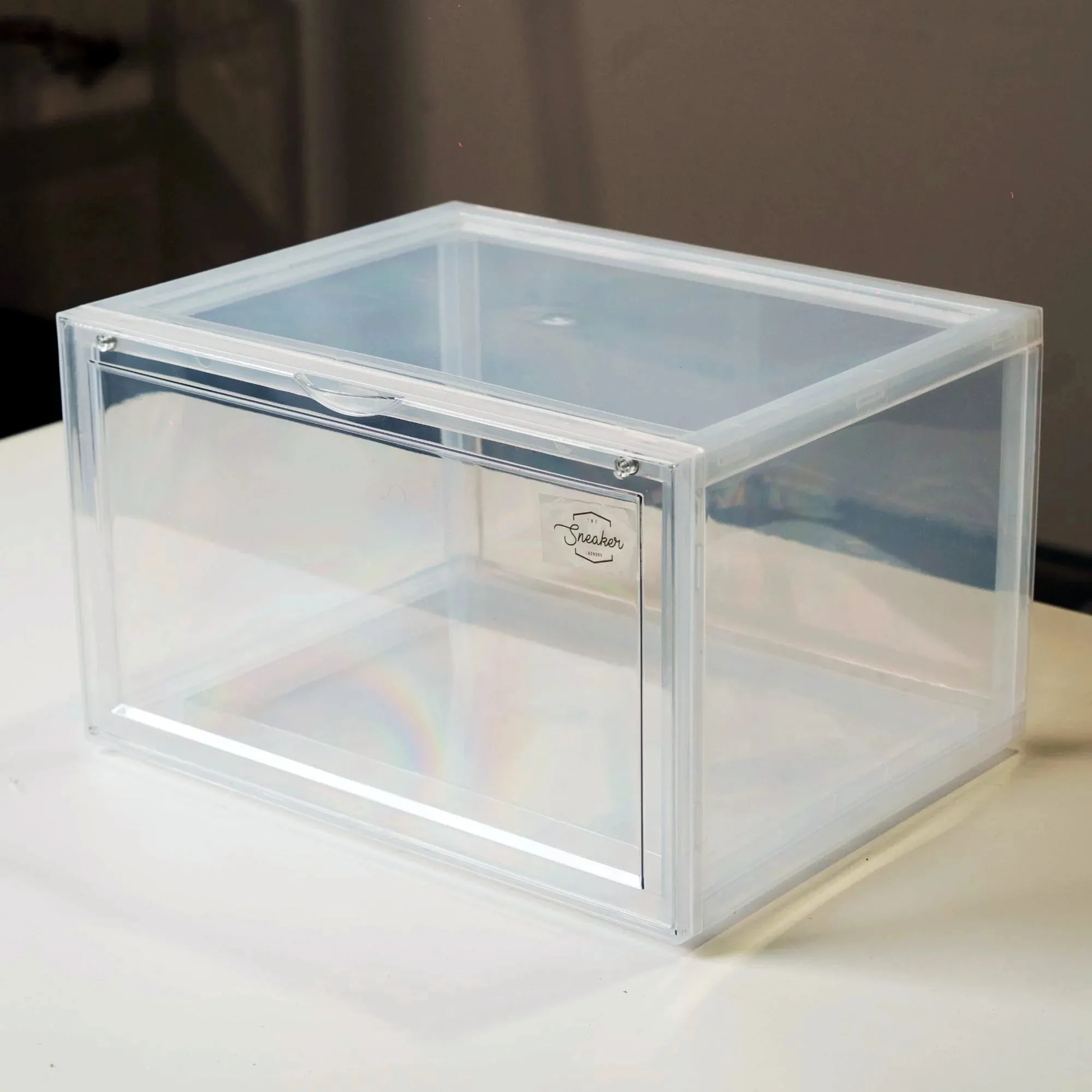 The Sneaker Laundry Side Drop Shoe Box - Clear