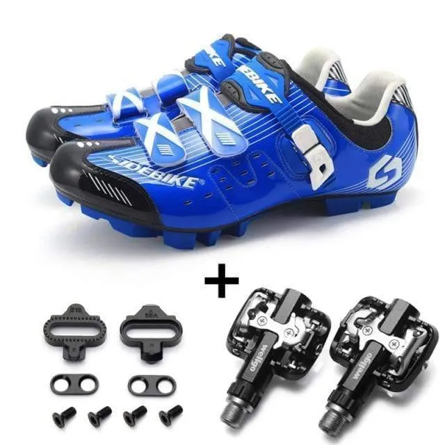 Unisex Self-Locking Athletic Cycling Shoes - Professional Road Bike Footwear