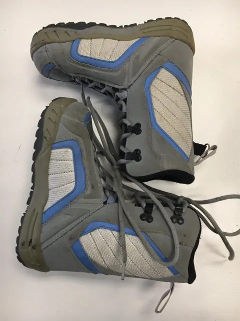 Used lamar Justice grey/blue Womens Size 5 Snowboard Boots
