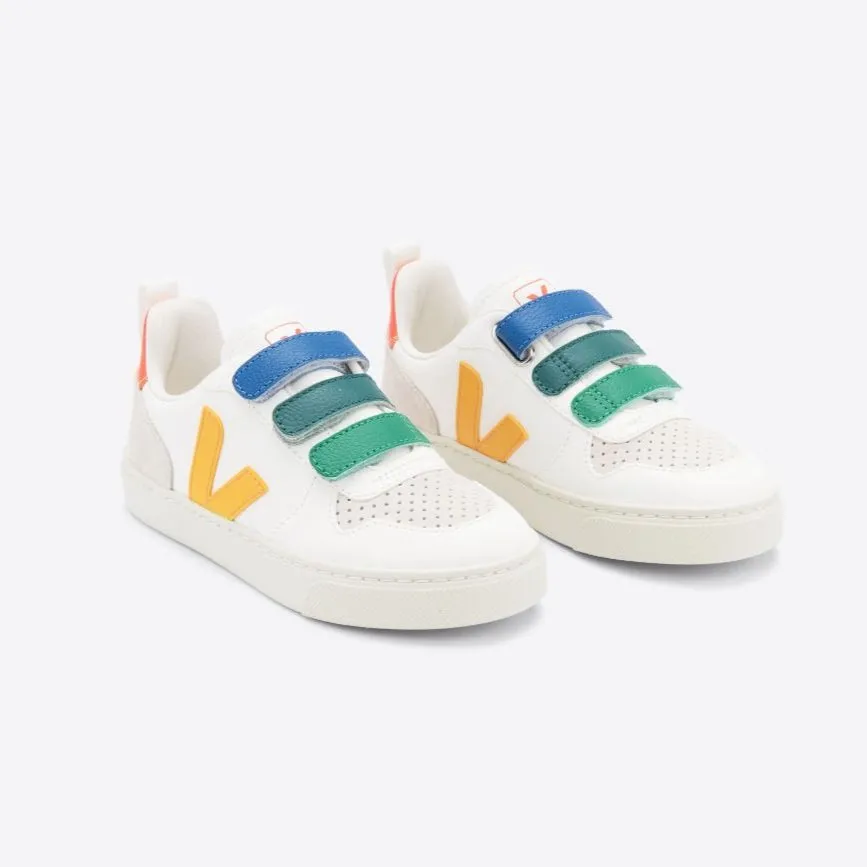 V-10 LEATHER MULTICO WHITE OURO