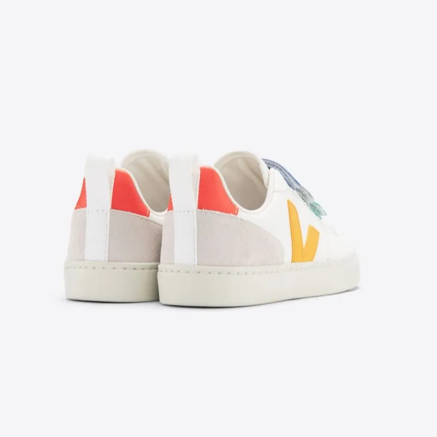V-10 LEATHER MULTICO WHITE OURO
