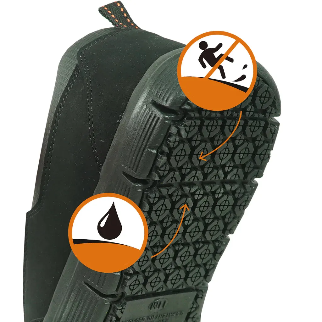 VANGELO Men Slip Resistant Shoe NICK-2 Black
