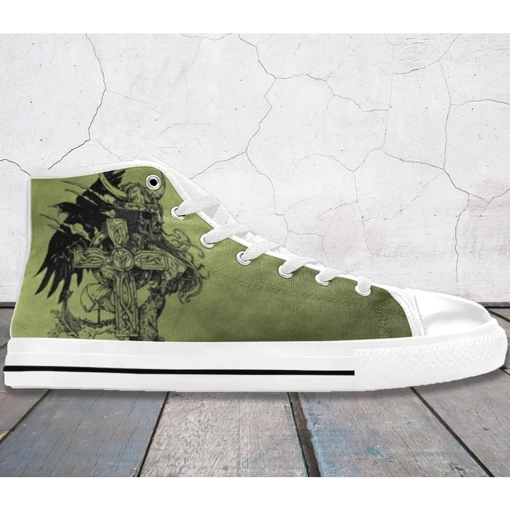 Viking Pride Nordic Mythology Shoes High Top Sneakers for Kids and Adults