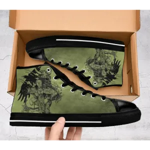 Viking Pride Nordic Mythology Shoes High Top Sneakers for Kids and Adults