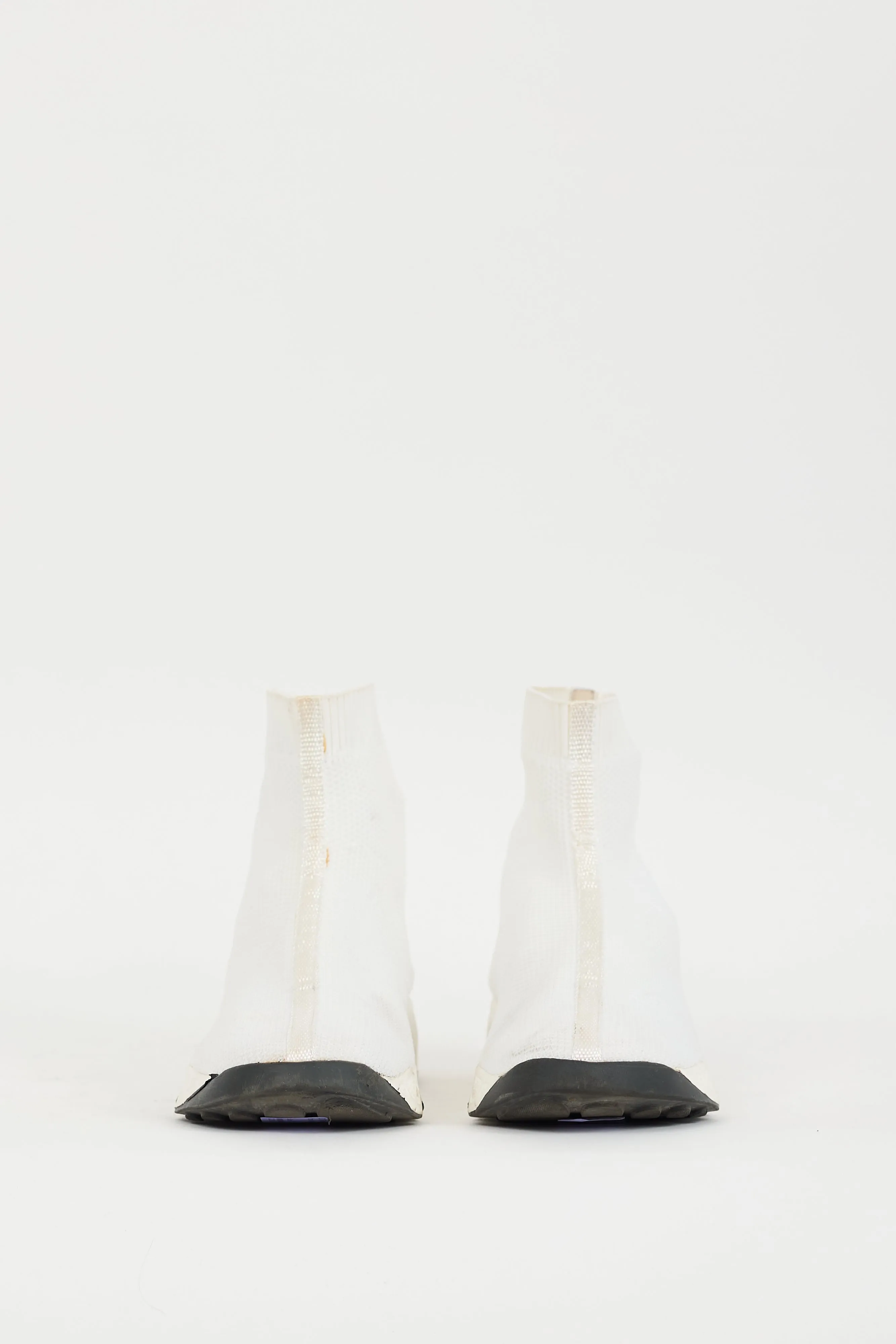 White Fusion Technical High Top Sneaker