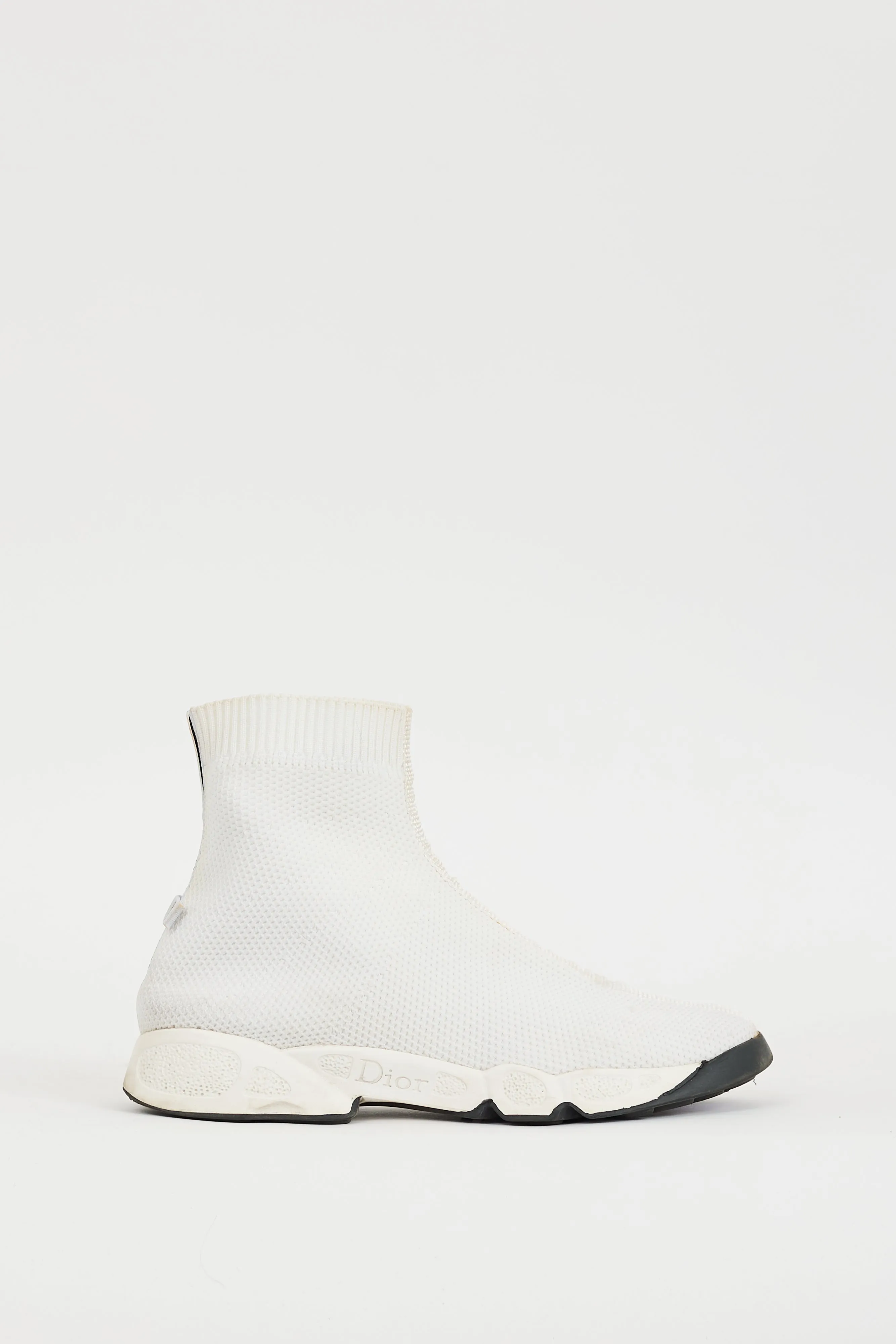 White Fusion Technical High Top Sneaker