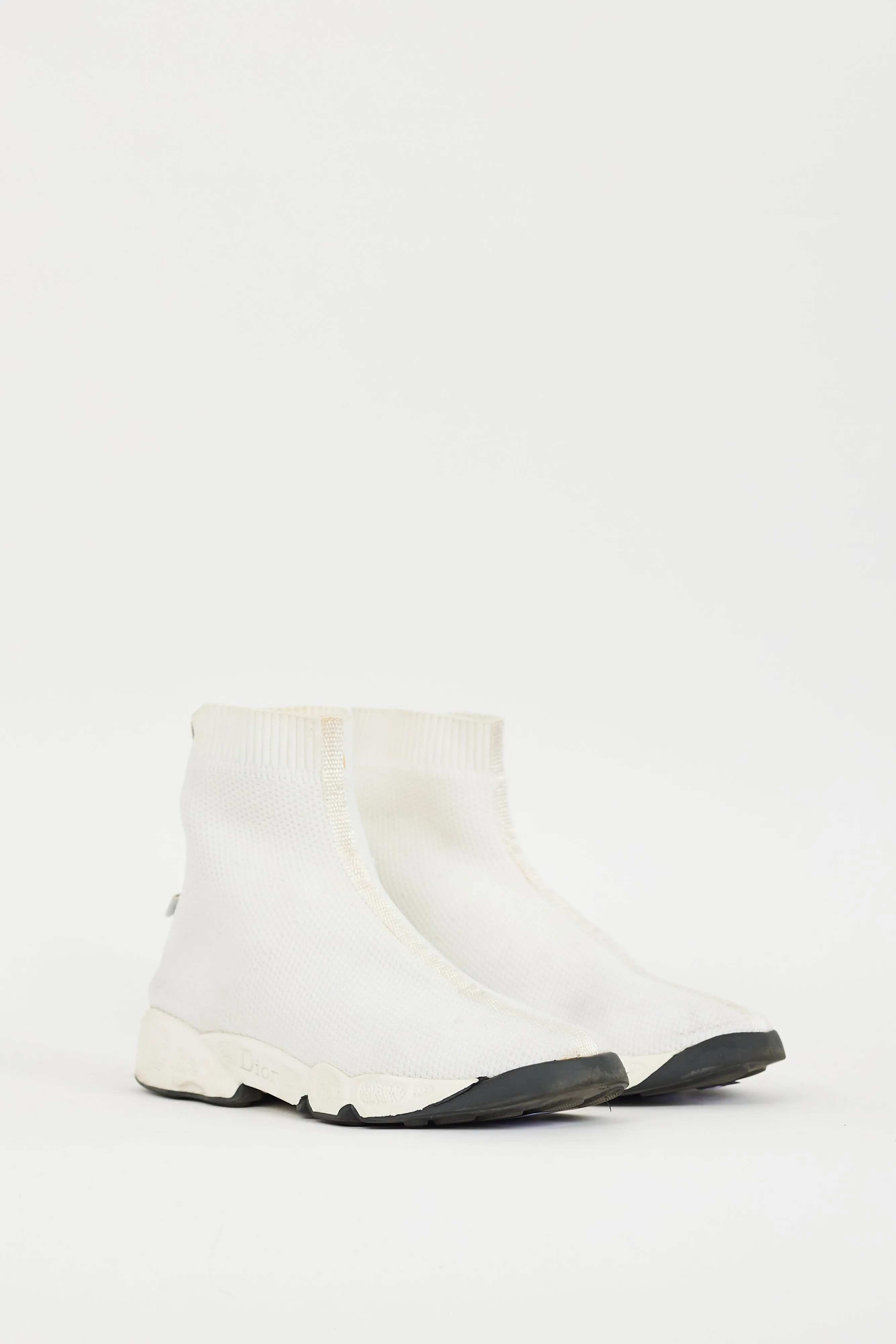 White Fusion Technical High Top Sneaker
