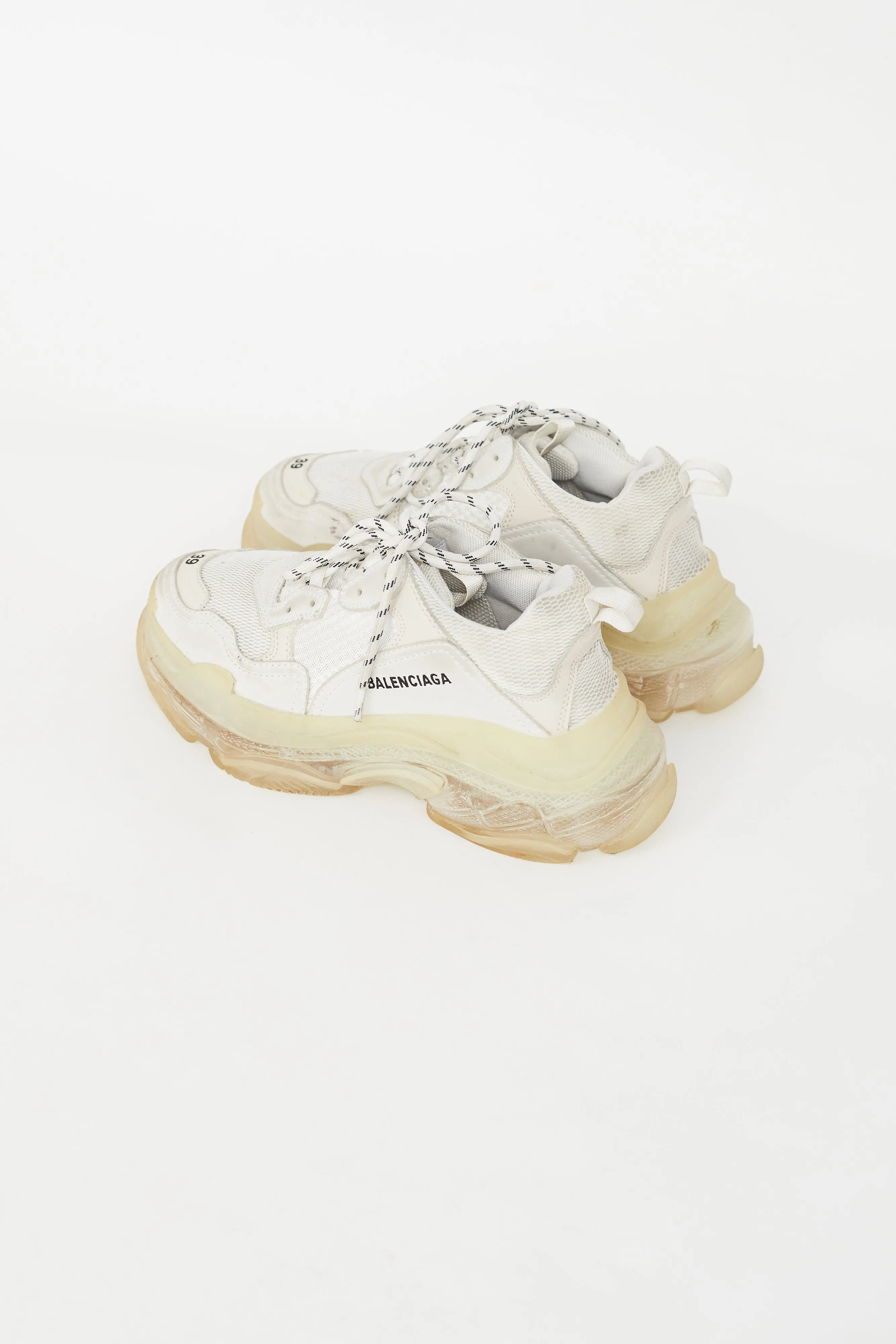 White Triple S Sneaker