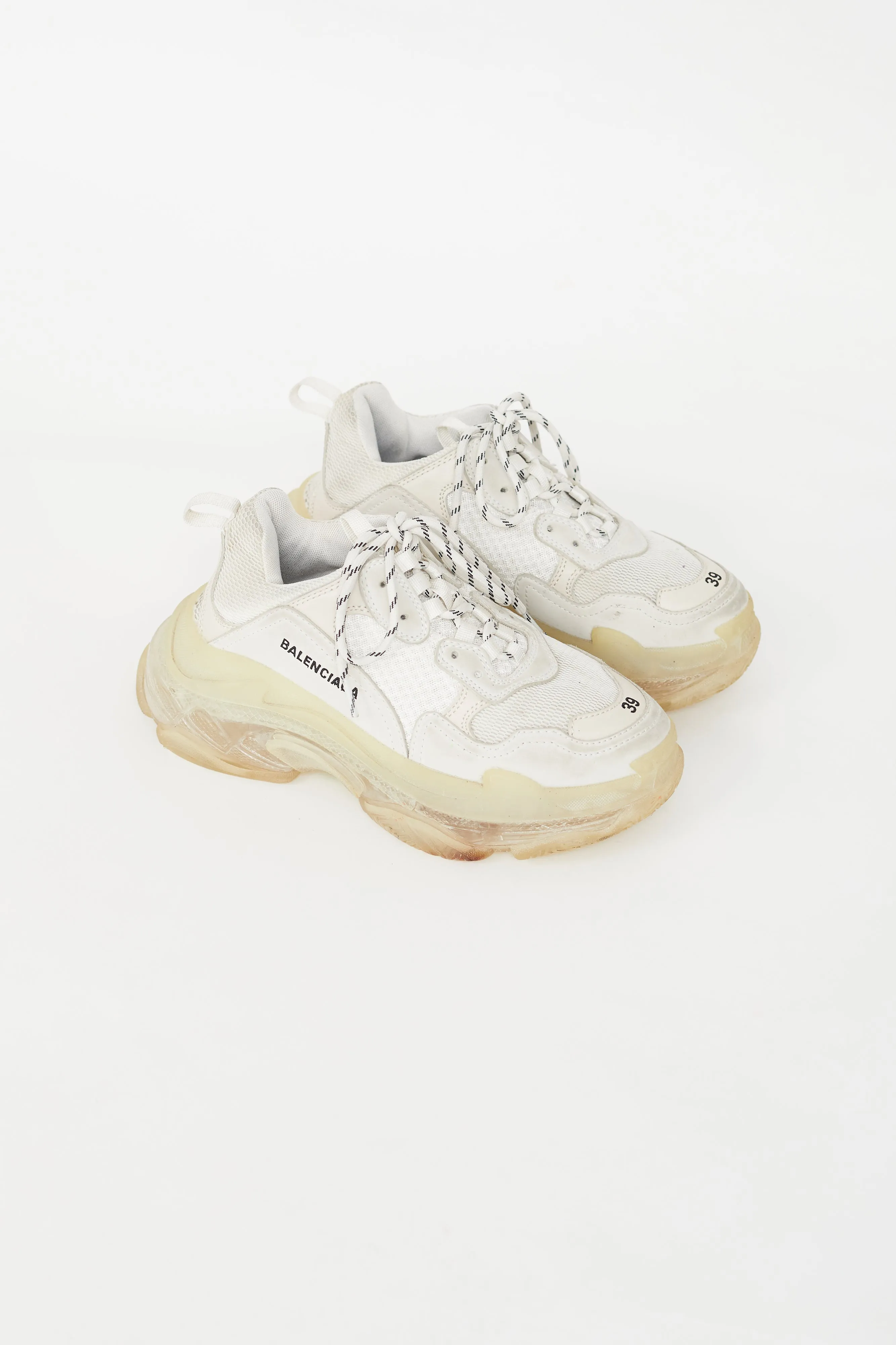 White Triple S Sneaker